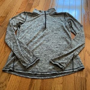 Grey toned quarter zip
